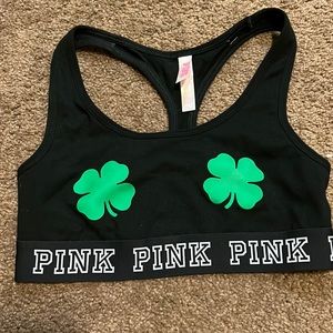 VS Pink Shamrock Bralette